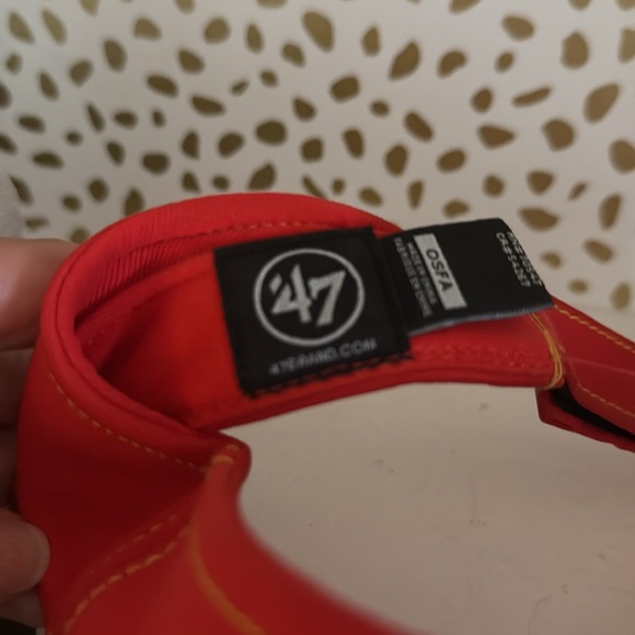 47 Brand Red Kansas City Chiefs Visor - Picture 5 of 5